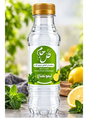 نوشیدنی گیاهی بدون گاز لیمو نعناع گل جام در طبیعت